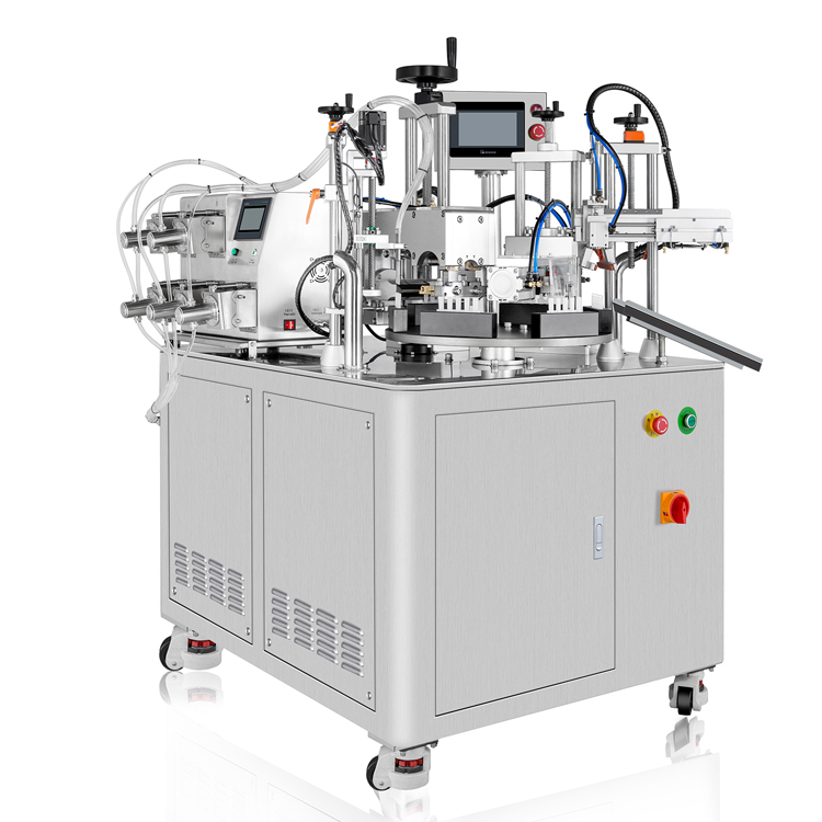 VK-TFS-005 Halbautomatische Abfüll- und Verschließmaschine für Streifen-Monodosentuben.
