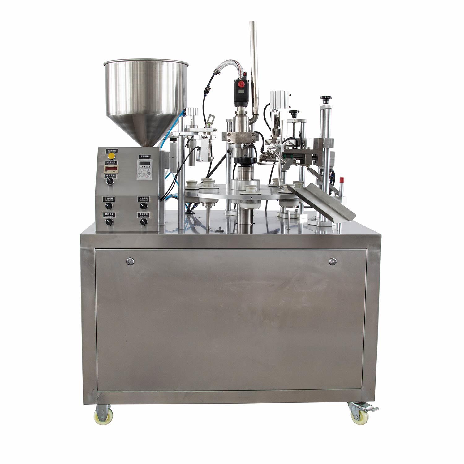 VK-TFS-006A Halbautomatische Aluminium-Tubenfüll- und -verschließmaschine