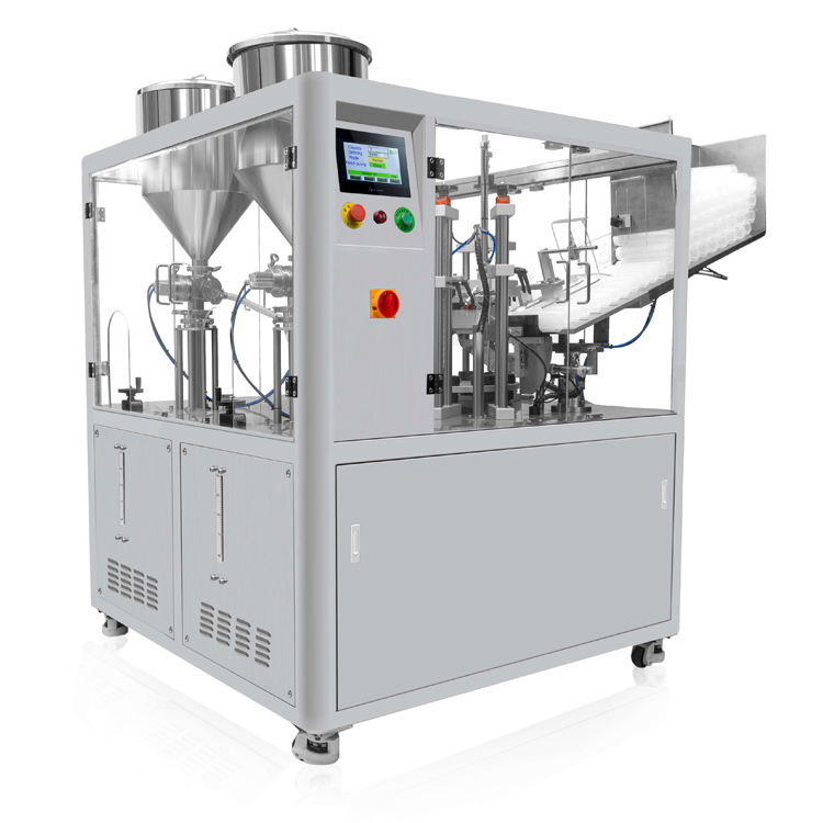 Automatische Zweikammer-Rohrfüll- und -verschließmaschine VK-TFS-009UDC